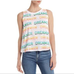 Vintage Havana Dreamer Graphic Sleeveless Tee Tank Top Size Large